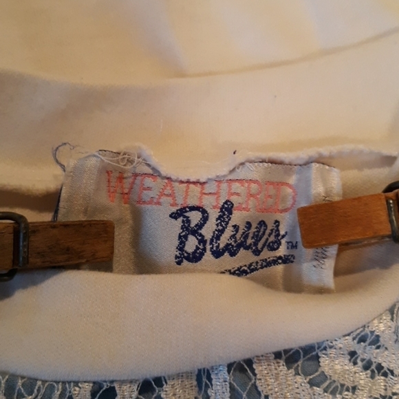 Vintage Weathered Blues western shirt rustic - Picture 4 of 4